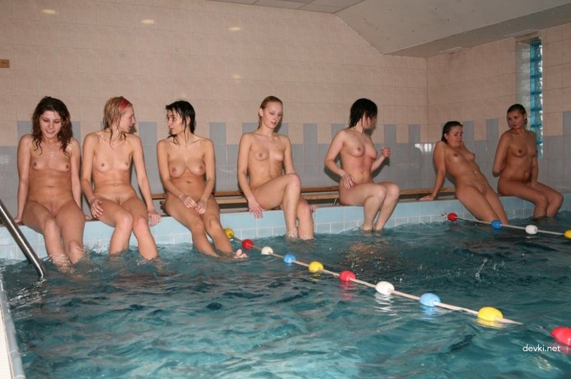 Explicit Nude Student Girls Swimming in Pool - Uncensored Amateur Photos