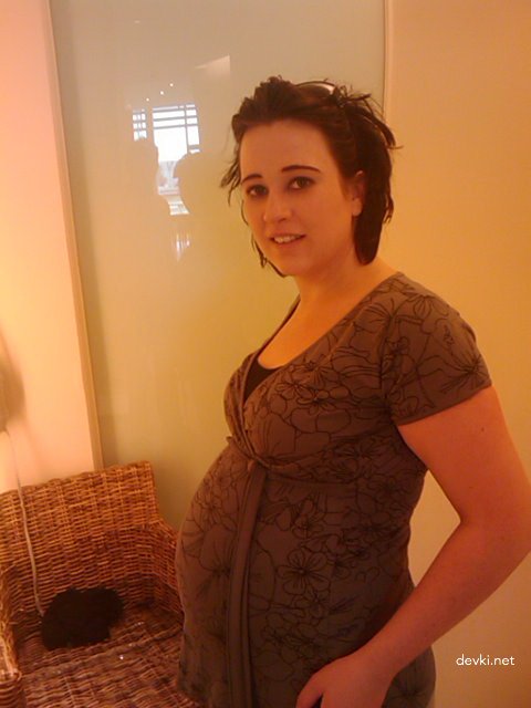 Pregnant Amateur Masturbates Pussy - Explicit Solo Porn Photo