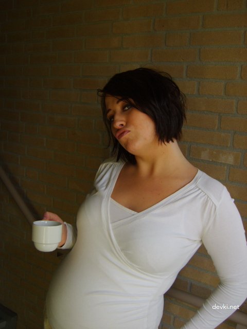 Pregnant Amateur Masturbates Pussy - Explicit Solo Porn Photo