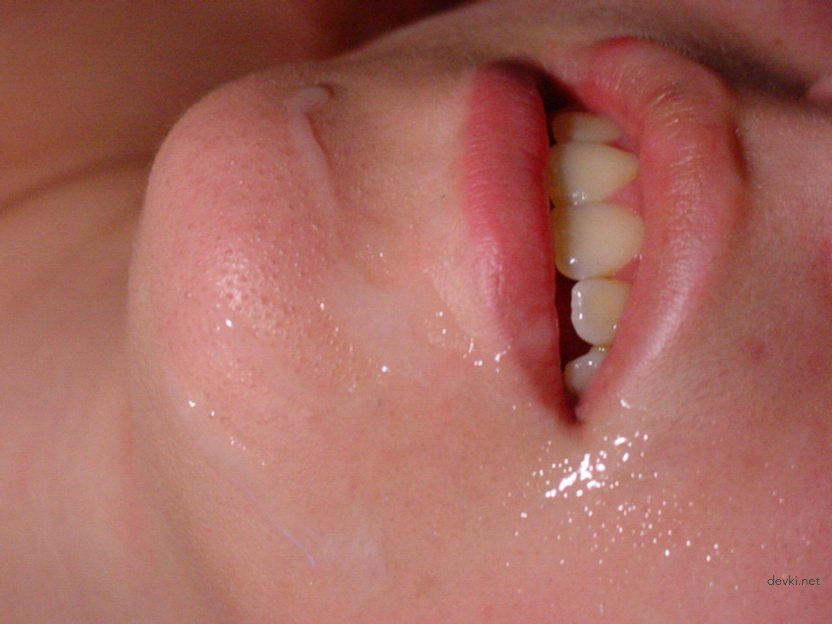 Fiery Redhead Licking Cock - Amateur Porn Photo