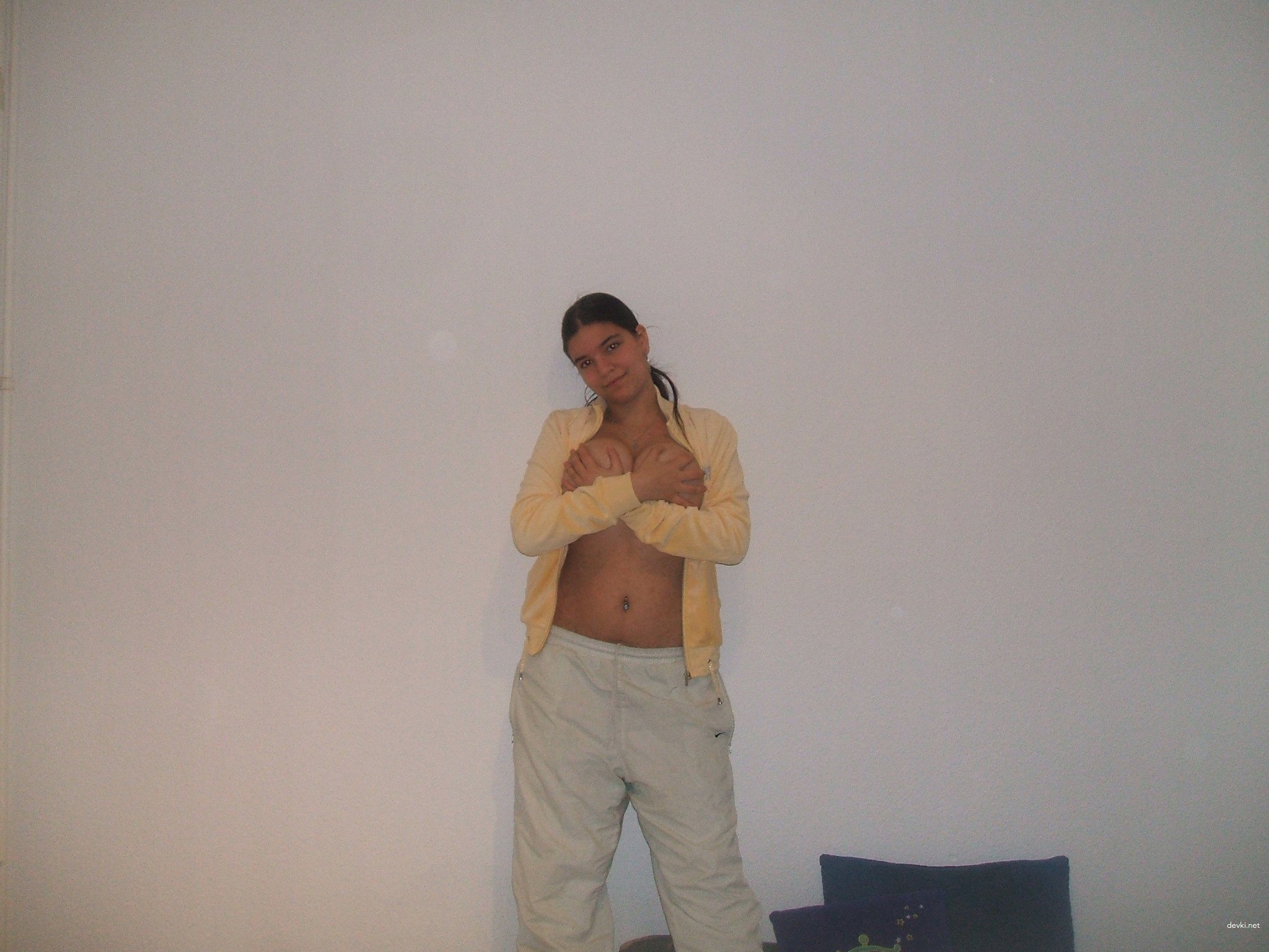 Naughty Girl Masturbates Pussy: Explicit Amateur Porn Photo