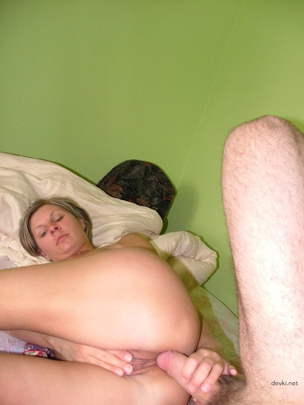 Amateur Slut Exposing Pussy for Hard Cock - Explicit Porn Photo