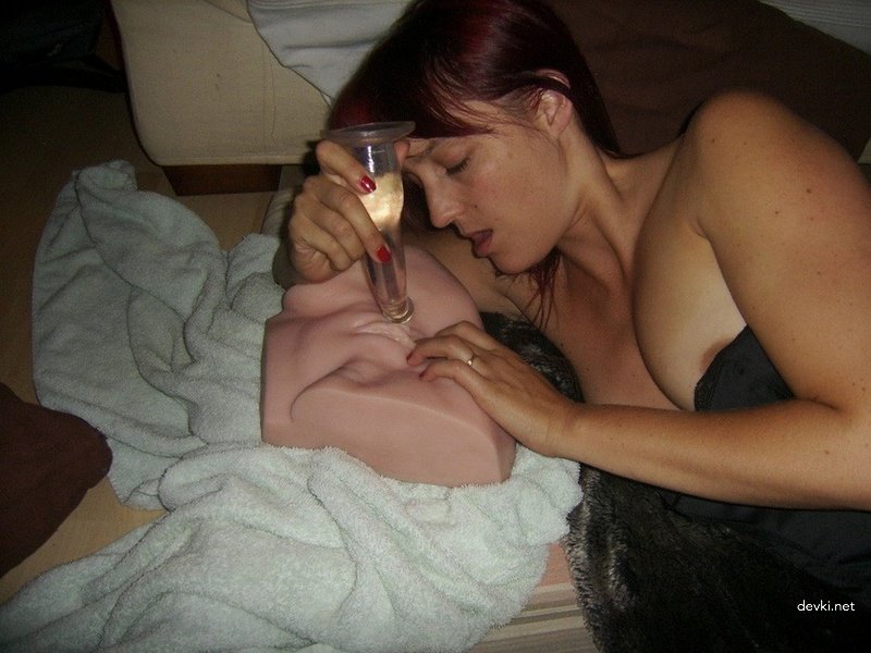 Man Loves Eating His Wife's Pussy - Explicit Amateur Porn Photo