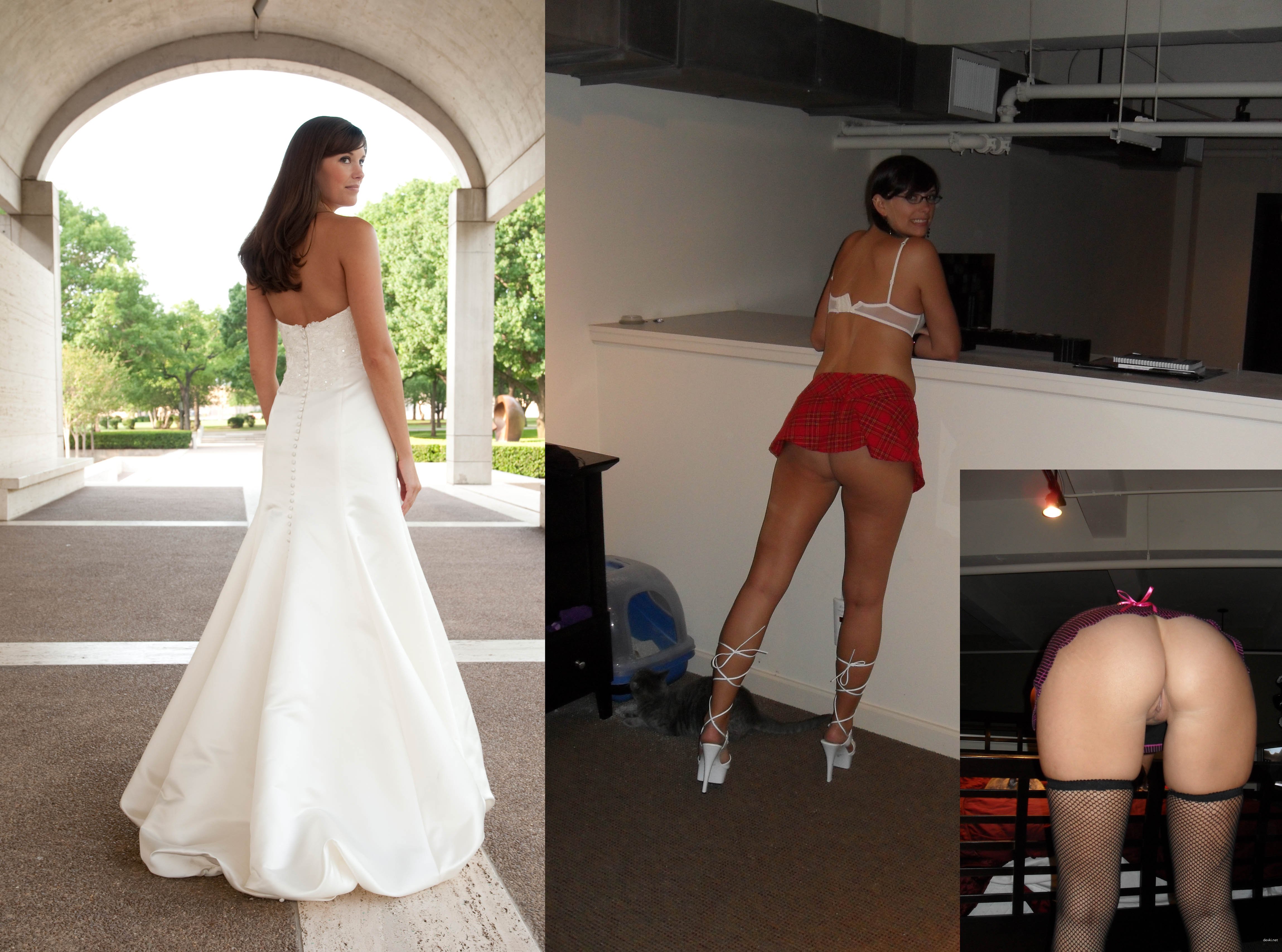 Beautiful Amateur Slut Takes It in All Holes