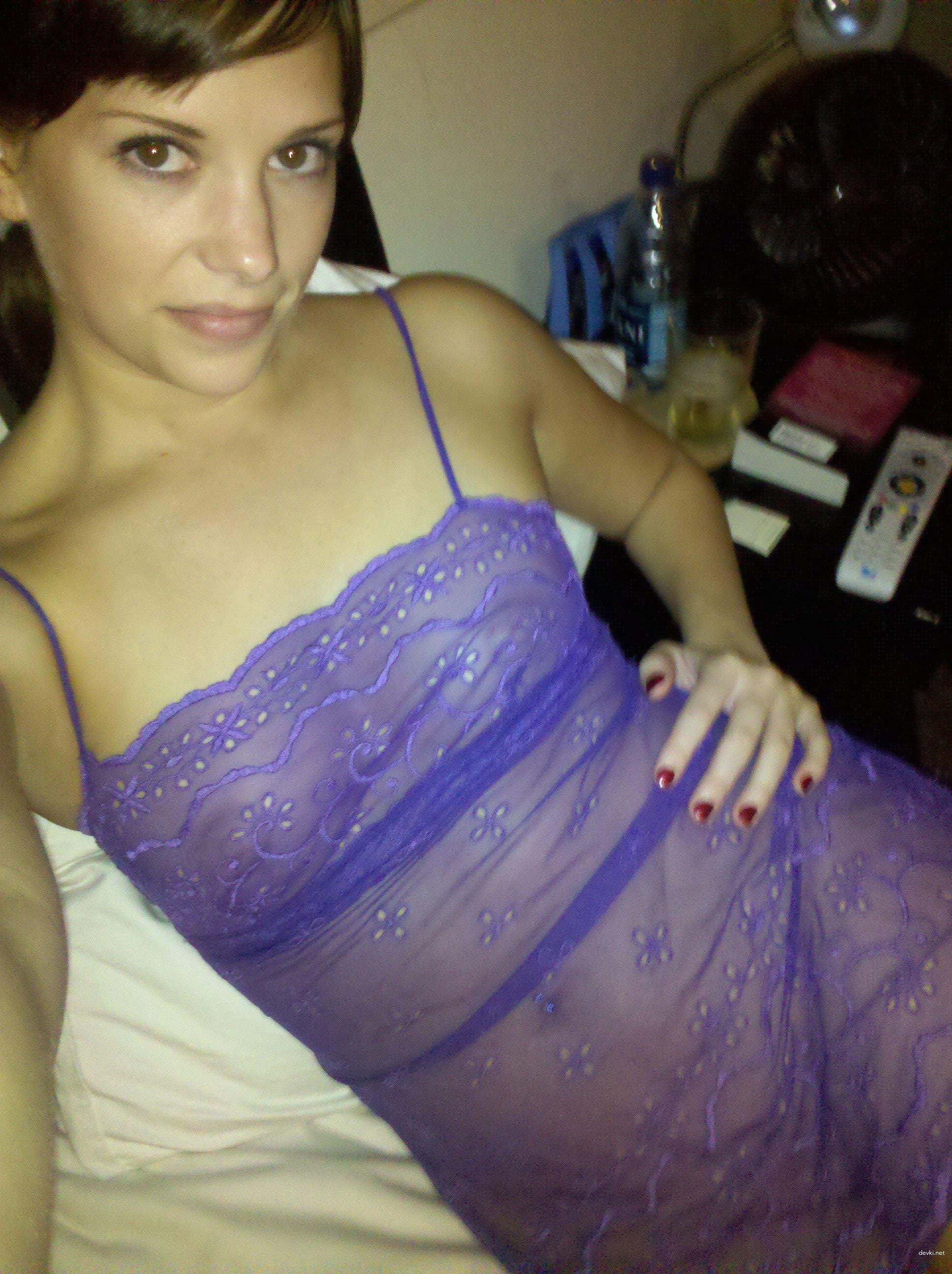 Beautiful Amateur Slut Takes It in All Holes