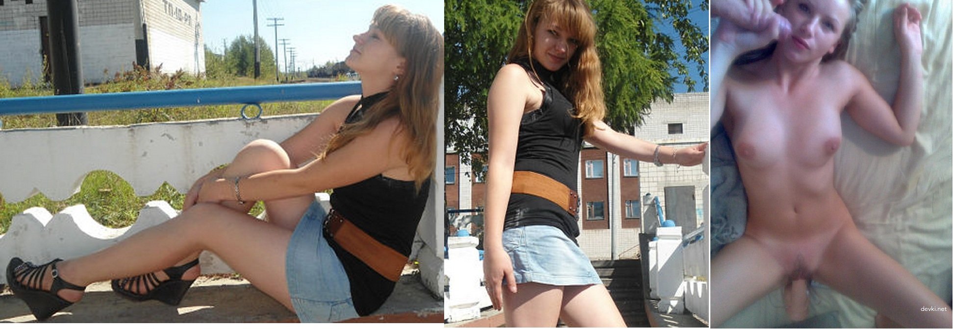 Amateur Slut Before and After Hardcore Sex Photo Set