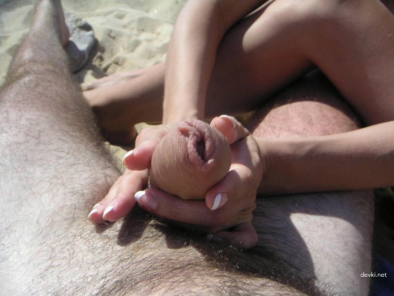 Hot Amateur Babe Masturbates Friend's Cock - Explicit Homemade Porn