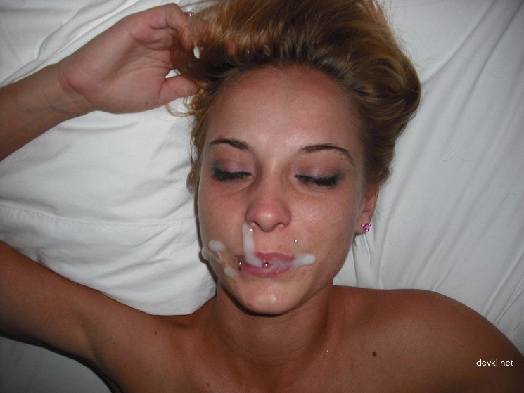 Hot Amateur Girls Covered in Cum on Their Faces - Explicit Facial Porn