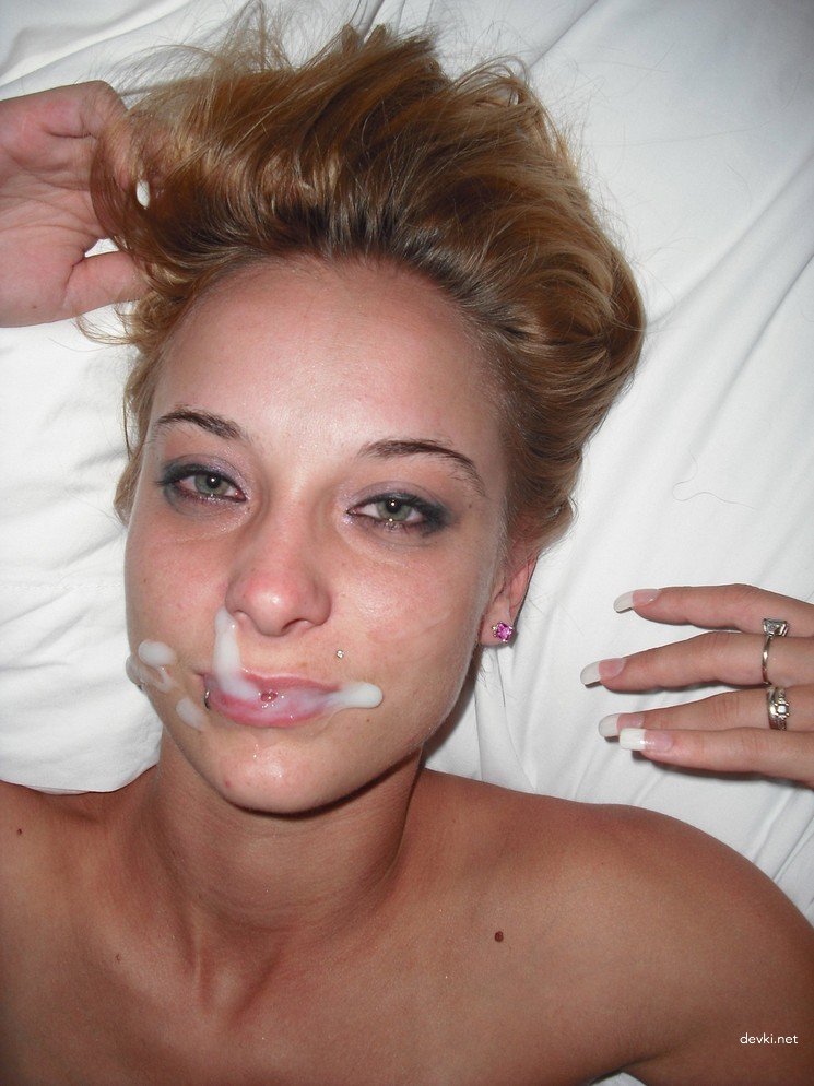Hot Amateur Girls Covered in Cum on Their Faces - Explicit Facial Porn