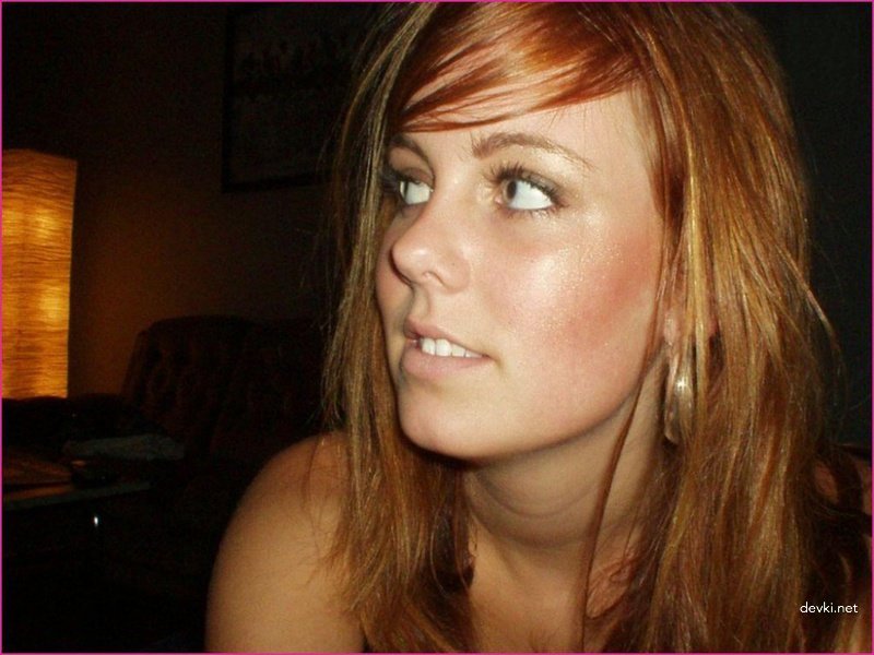 Fiery Redhead Blowjob Queen Sucks Cock - Amateur Porn Photo