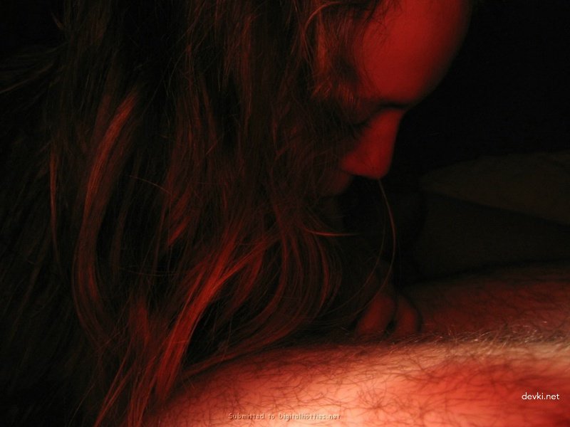 Hot Blowjob Pics of My Young Girlfriend Caught on Camera