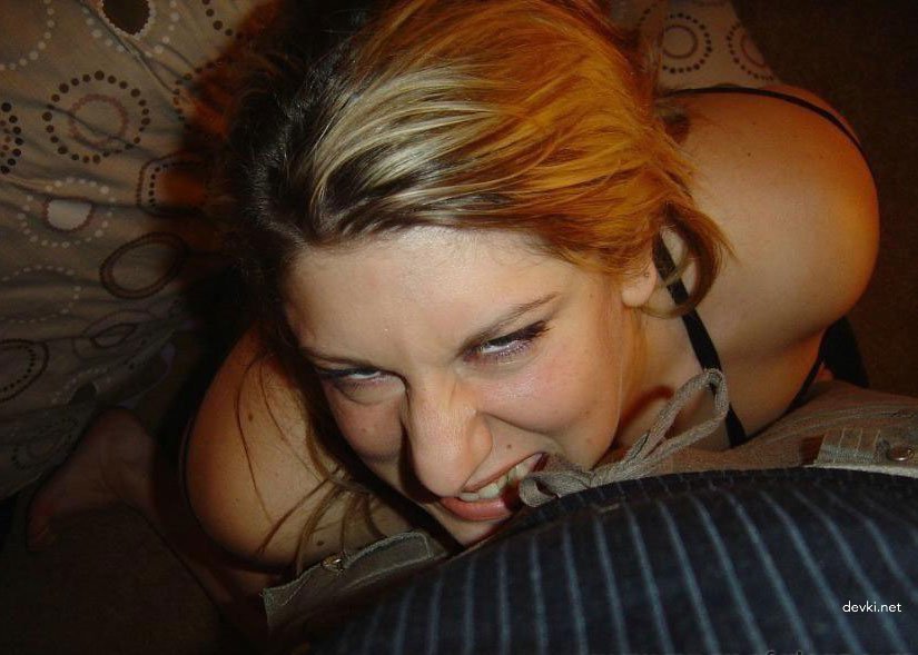 Naughty Teen Sucks Dick - Explicit Amateur Blowjob Photo