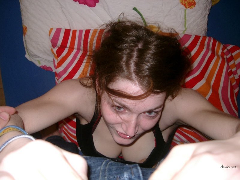 Hot Amateur Blowjob Before Bed - Explicit Homemade Porn Photo