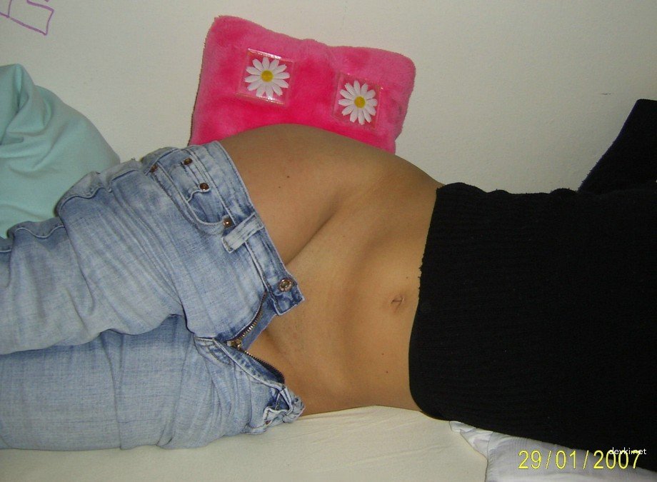 Hot babe sucking guy's cock in amateur porn photo