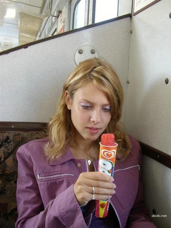 Blonde Babe Gives Sloppy Blowjob to Boyfriend - Explicit Amateur Porn Photo