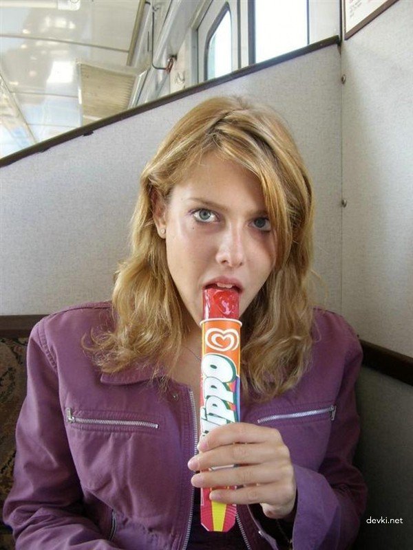 Blonde Babe Gives Sloppy Blowjob to Boyfriend - Explicit Amateur Porn Photo