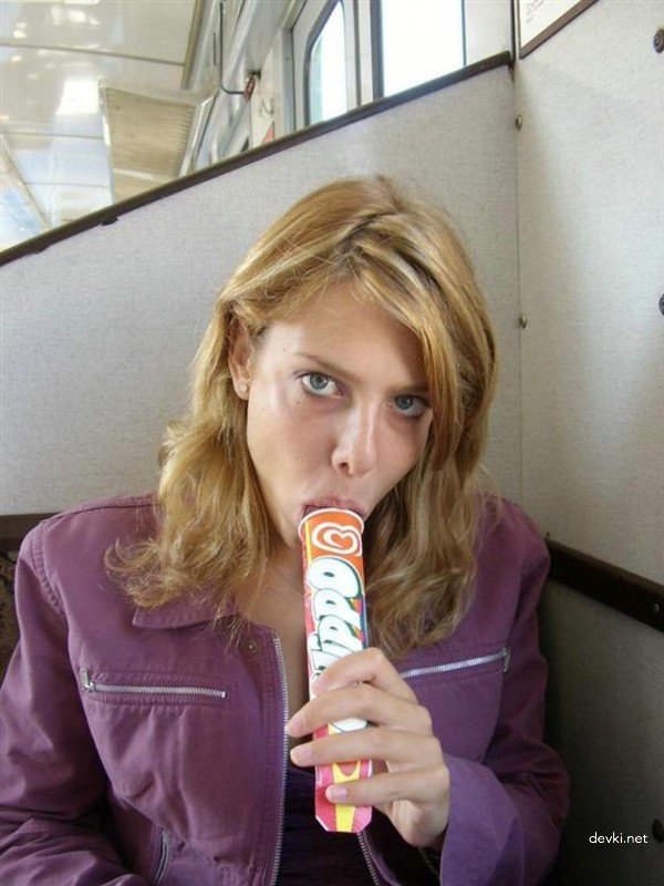 Blonde Babe Gives Sloppy Blowjob to Boyfriend - Explicit Amateur Porn Photo