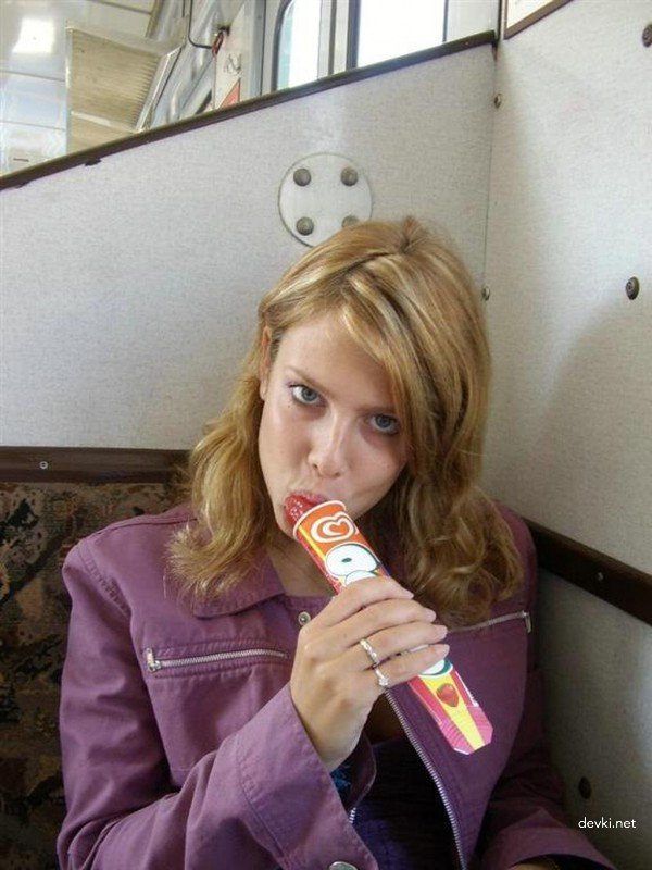 Blonde Babe Gives Sloppy Blowjob to Boyfriend - Explicit Amateur Porn Photo