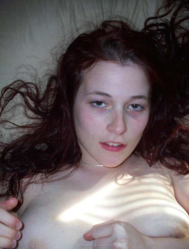 Amateur Slut Tenderly Stroking Cock - Explicit Porn Photo