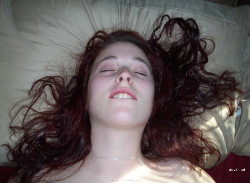 Amateur Slut Tenderly Stroking Cock - Explicit Porn Photo