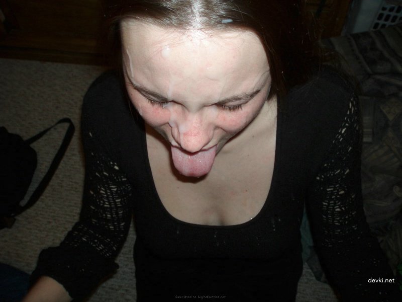 Covered in Cum: Amateur Porn Facial Cumshot