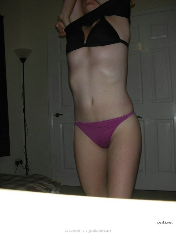 Young Amateur Masturbates After Class - Explicit Solo Porn Photo