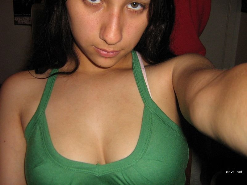 Amateur Babe Fondles Her Tits and Sucks Cock - Explicit Homemade Porn!