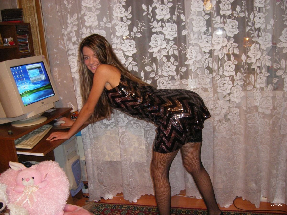 Seductive Young Woman Posing at Home in Lingerie - Amateur Explicit Photo