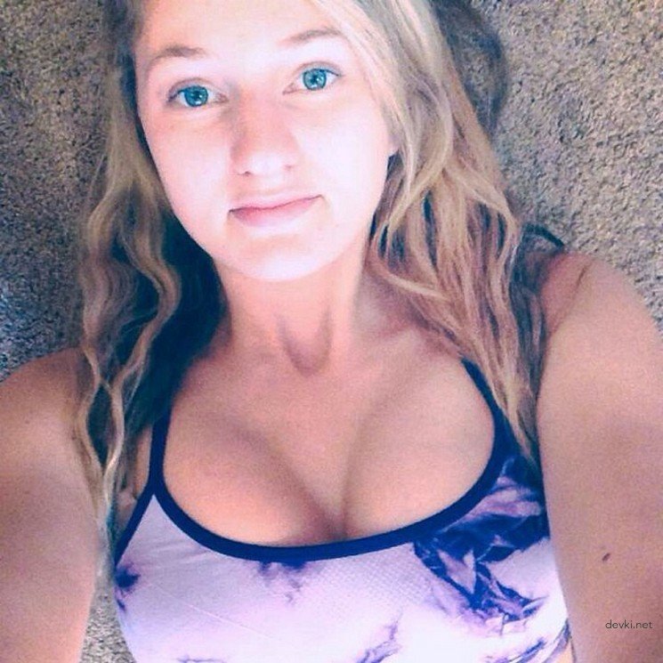 Blonde Babe Fucks Herself with Bottle - Explicit Amateur Porn Photo