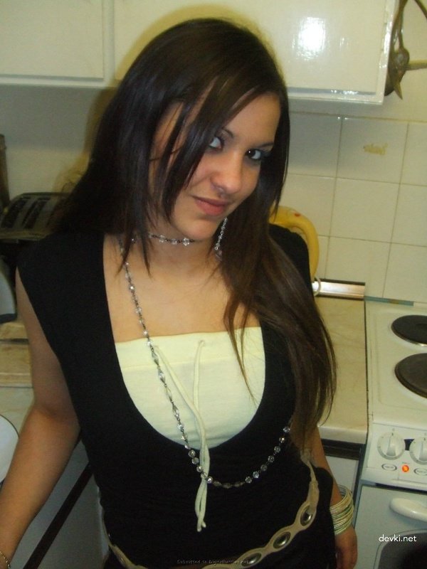 Sultry Brunette Poses Seductively After Wild Night Out - Amateur Clubbing Photo