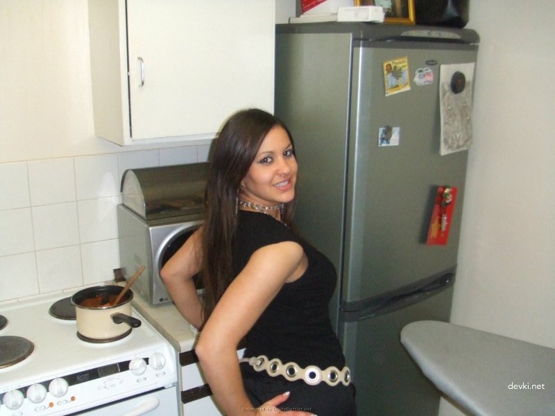 Sultry Brunette Poses Seductively After Wild Night Out - Amateur Clubbing Photo