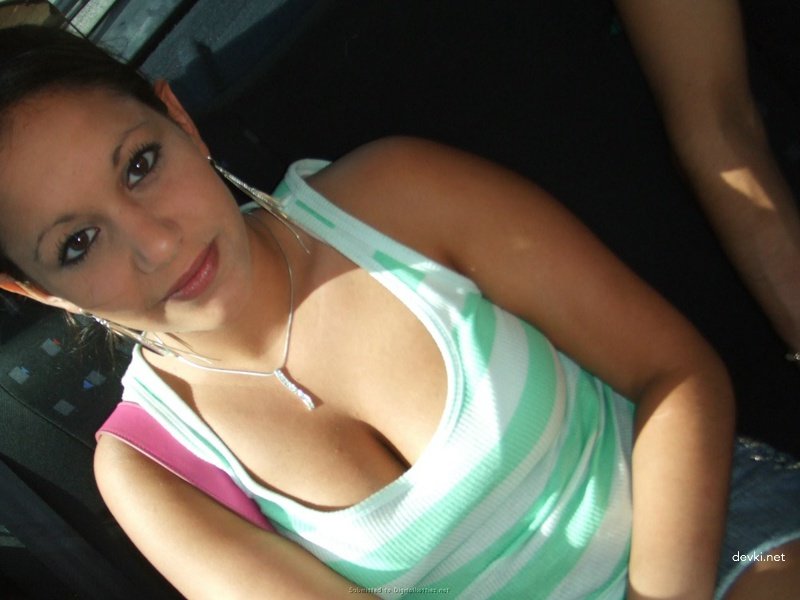 Sultry Brunette Poses Seductively After Wild Night Out - Amateur Clubbing Photo