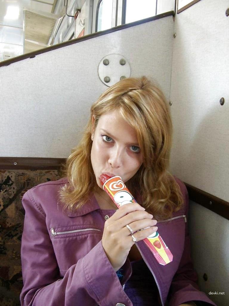 Hotwife Caresses Husband's Cock - Amateur Porn Photo