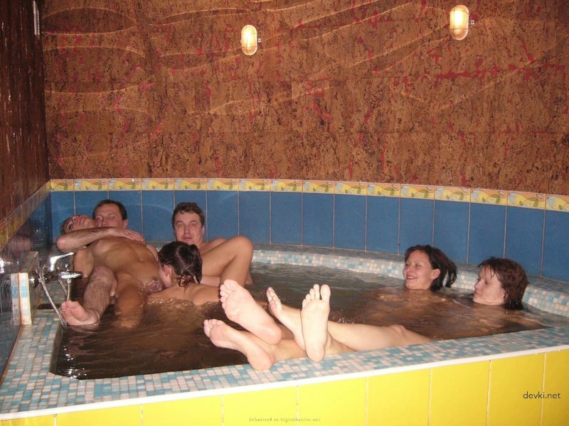 Amateur Sauna Orgy with Horny Escorts - Explicit Porn Photos