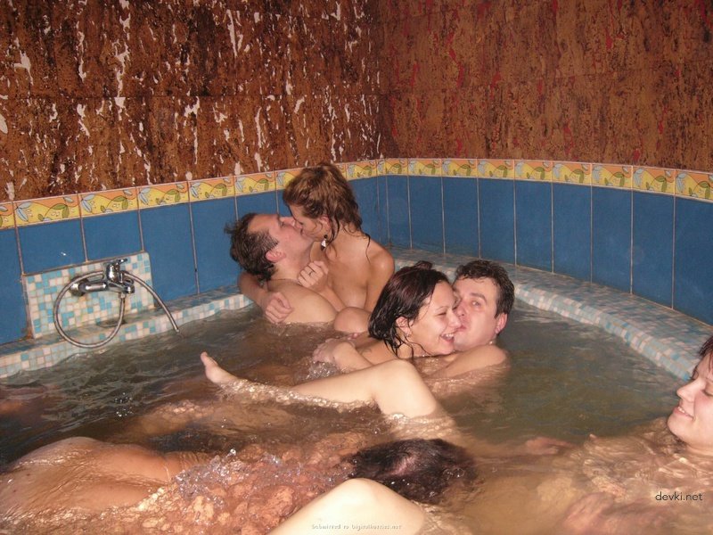 Amateur Sauna Orgy with Horny Escorts - Explicit Porn Photos