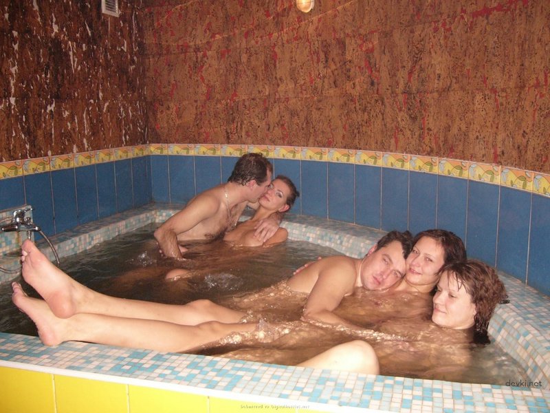 Amateur Sauna Orgy with Horny Escorts - Explicit Porn Photos
