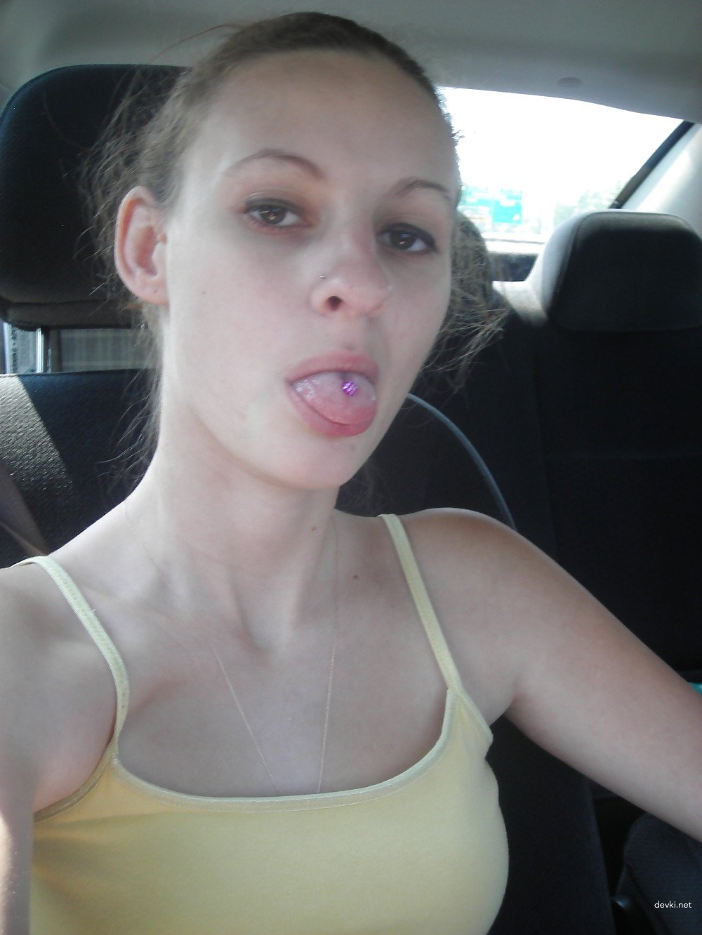 Teen Slut Loves Taking Cum on Her Face - Amateur Porn Photo