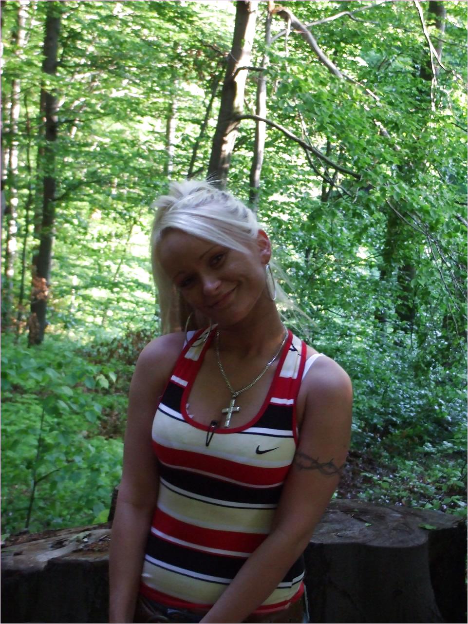 Blonde Nude Amateur Poses Explicitly - Hot Naked Photoshoot