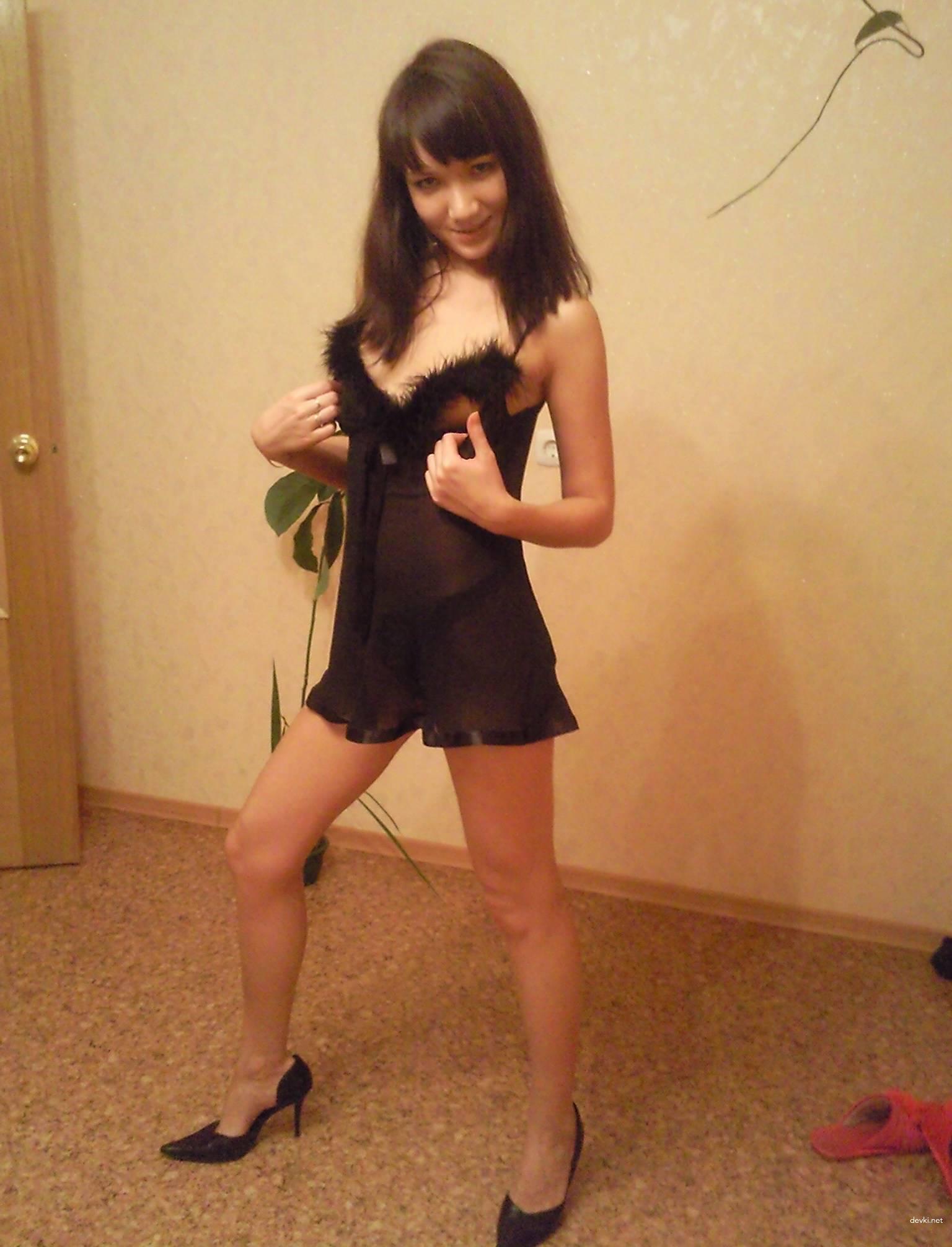 Naughty Girl Strips and Poses at Home - Explicit Amateur Porn Photo