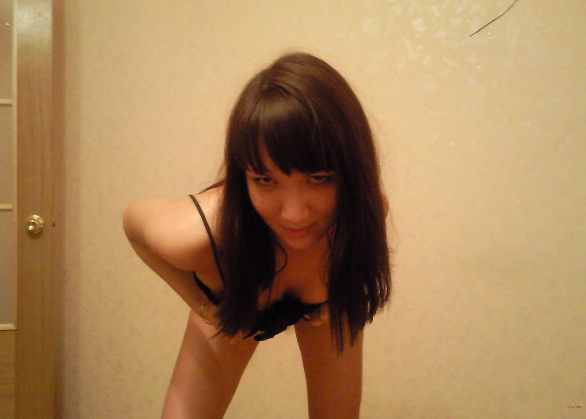 Naughty Girl Strips and Poses at Home - Explicit Amateur Porn Photo