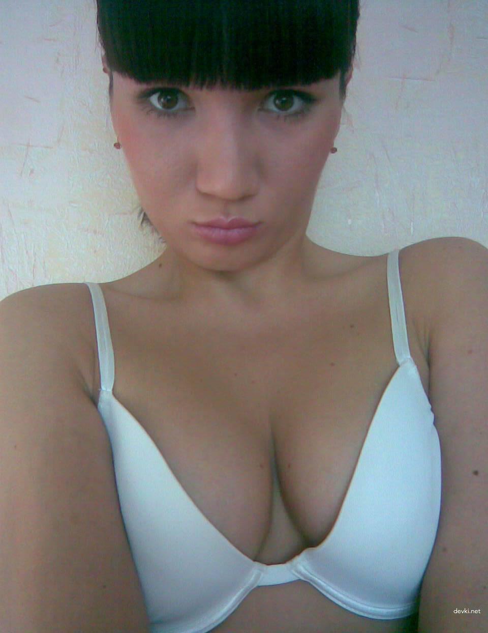 Naughty Girl Strips and Poses at Home - Explicit Amateur Porn Photo