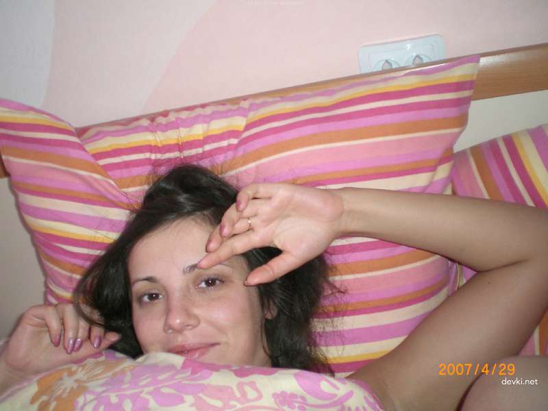 Bride Masturbates Pussy in Sauna - Amateur Porn Photo