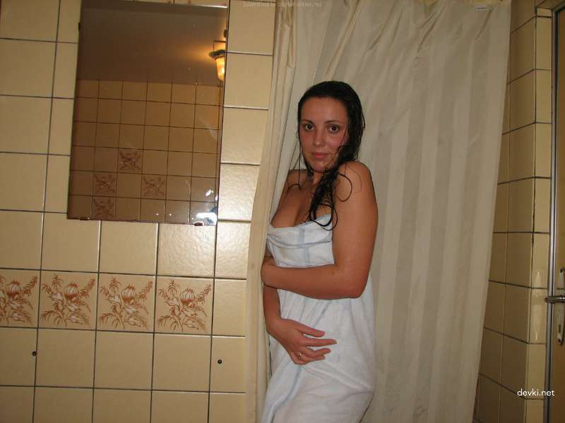 Bride Masturbates Pussy in Sauna - Amateur Porn Photo