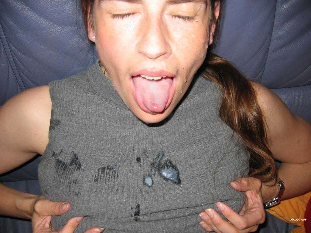 Hot Naked Girls Covered in Cum: Explicit Amateur Porn Photos