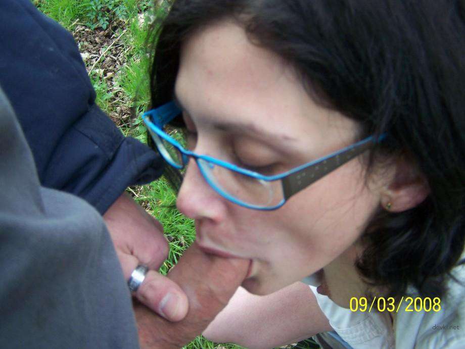 Amateur Husband Gives Wife Blowjob - Explicit Oral Sex Photo