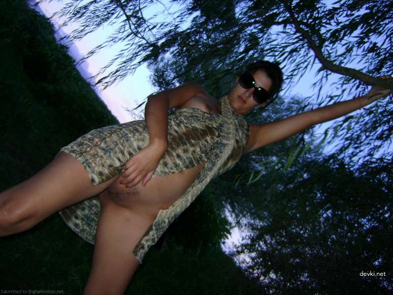 Amateur Slut Shows Close-Up Pussy - Explicit Porn Photo