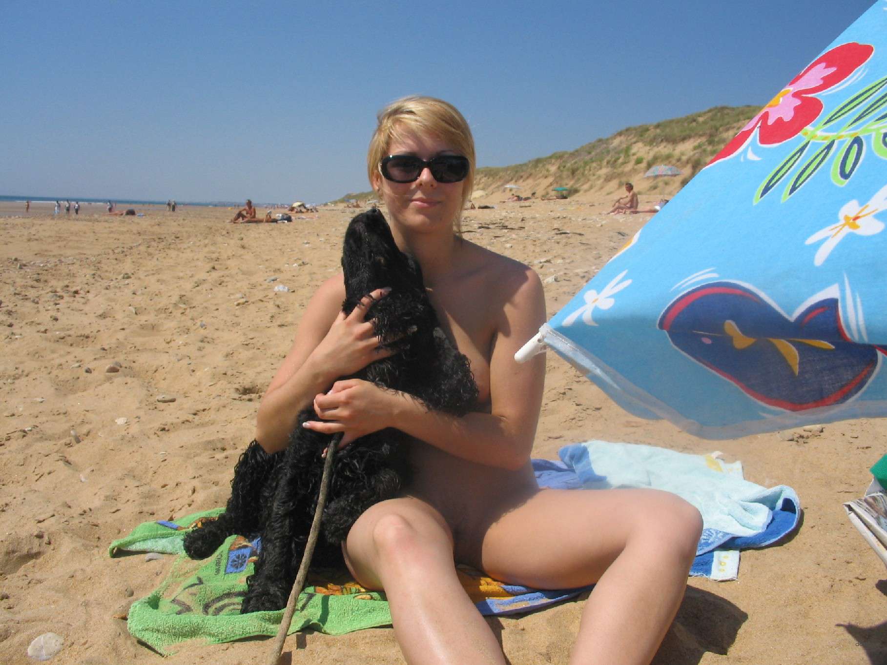 Naked Woman Sunbathing at Beach - Explicit Amateur Photo