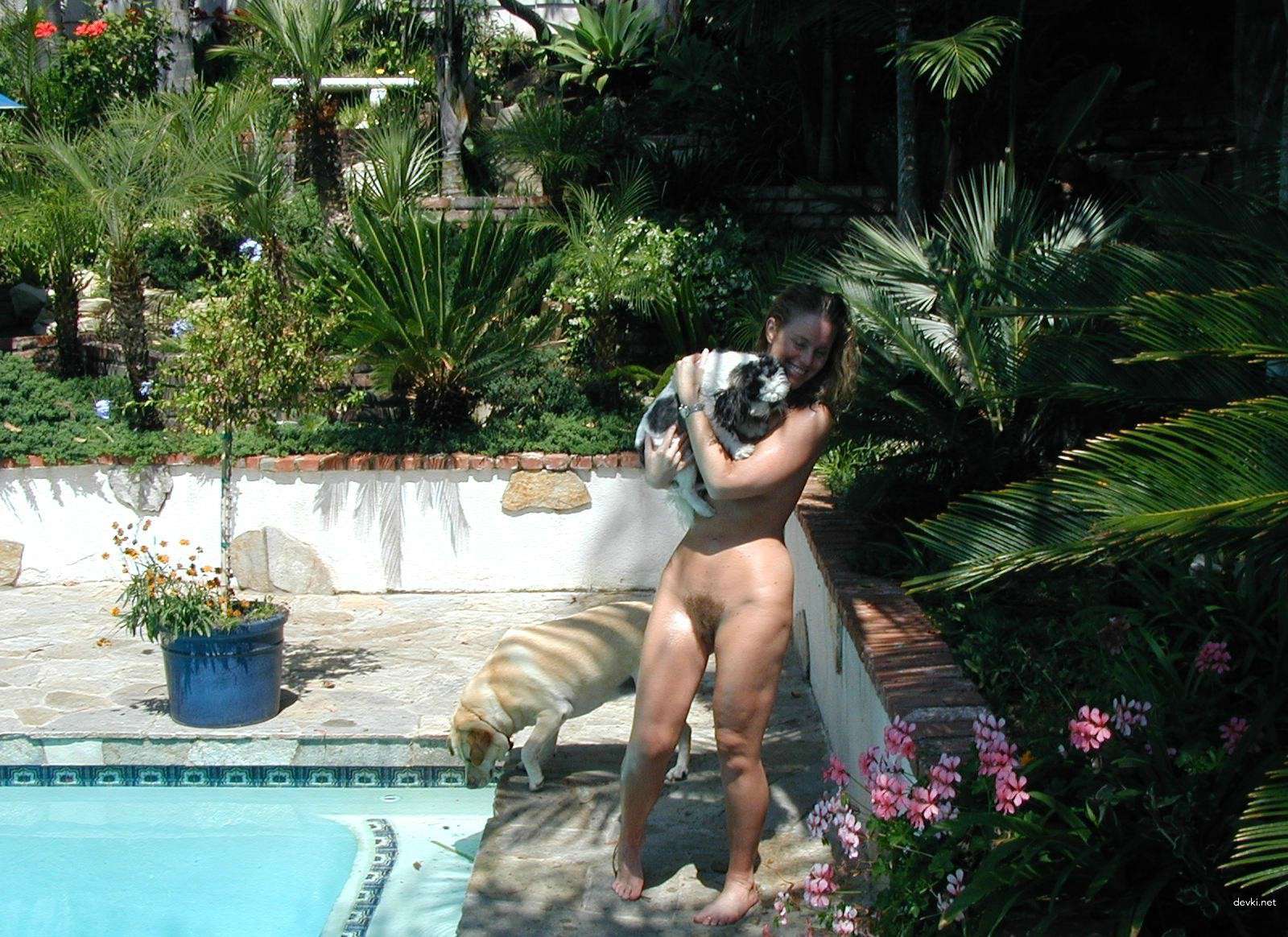 Nude Woman Sunbathing on Beach - Explicit Amateur Porn Photo