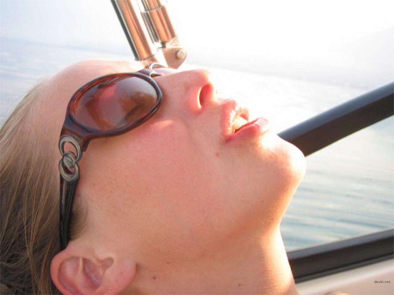 Slut Loves Taking Cum on Her Face and Swallowing It - Amateur Porn Photo