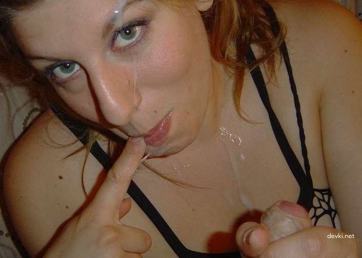 Hot Babes Covered in Cum: Amateur Porn Photos